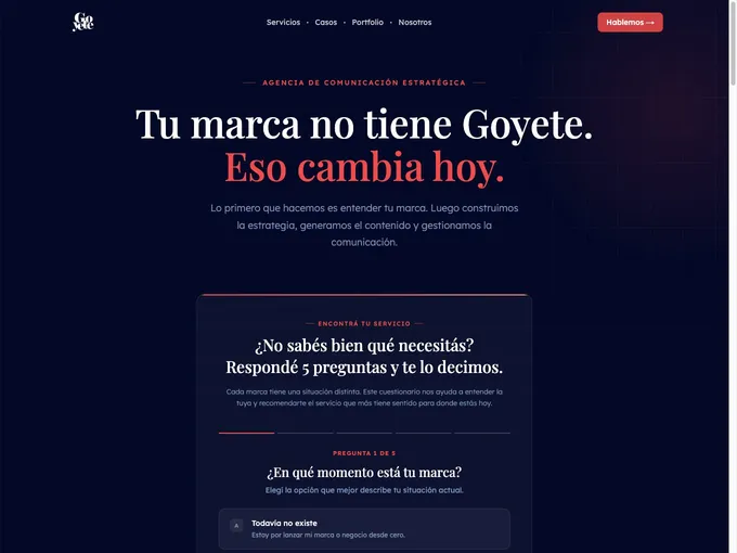 Goyete — Marketing